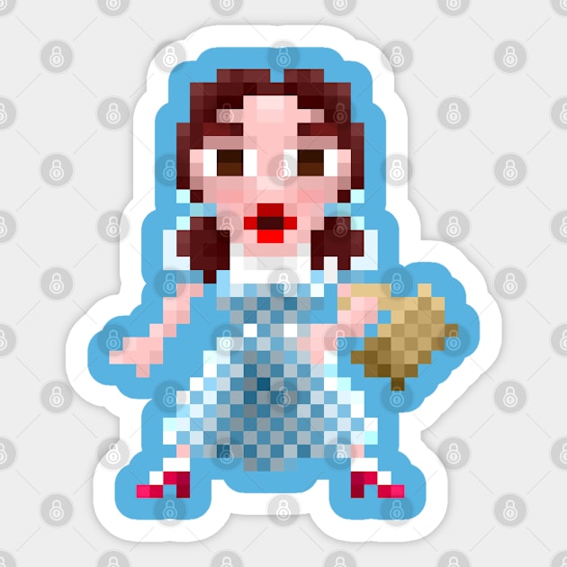 Kansas Girl Sticker by badpun